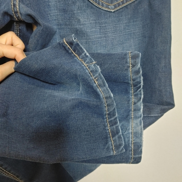 DSquared2 Classic Straight Leg Slim Fit Jeans Medium Dark Wash Cotton 36 Denim - Picture 10 of 12